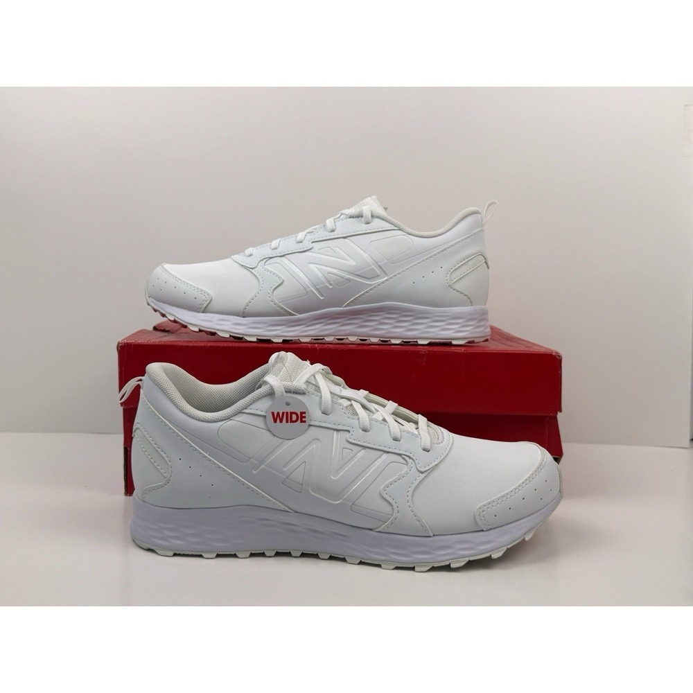 New Balance Fresh Foam 650v1 Kids Size 7 Wide White/White YN650WW1